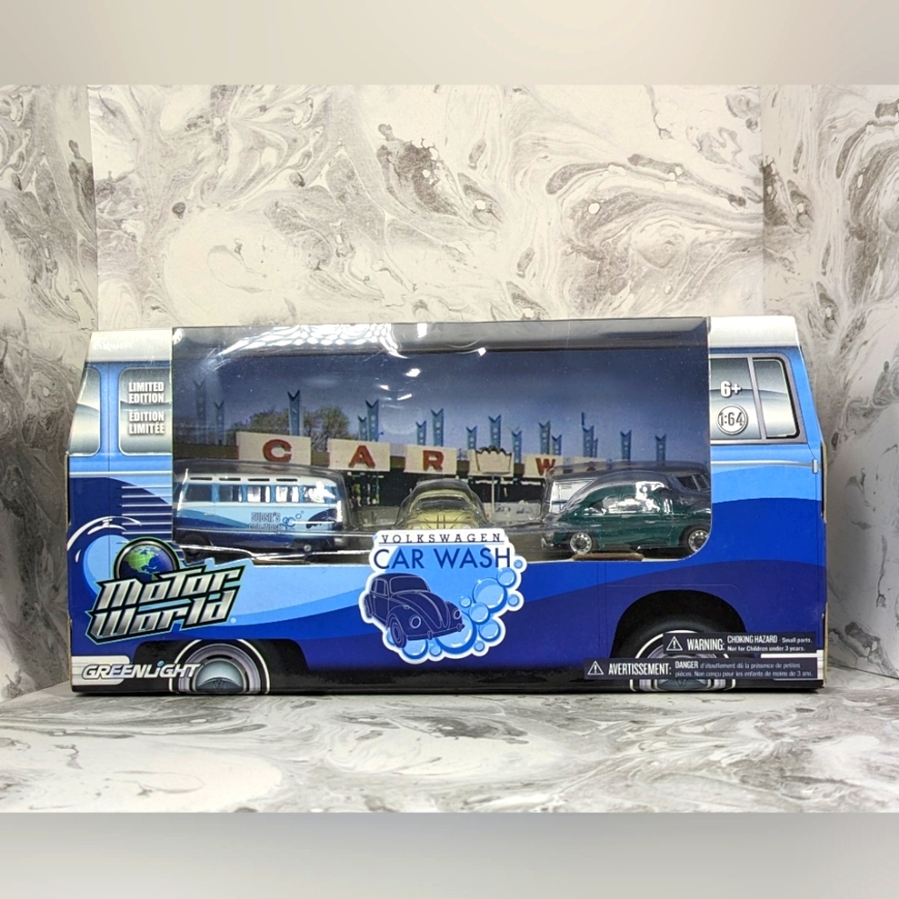 Greenlight Volkswagen 1:64 5 Car Collector Set Car Wash Mint